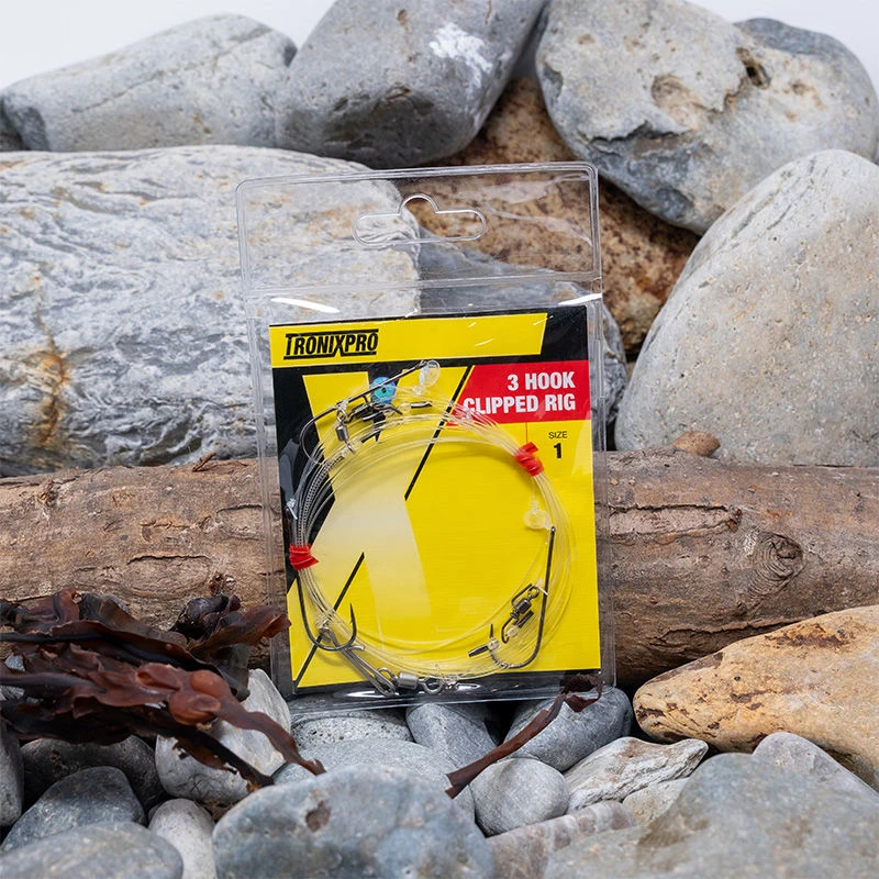 TronixPro Hand Tied 3 Hook Clipped Rigs